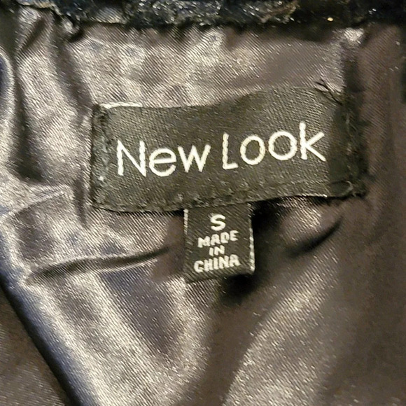 New Look Womens Soft Faux Fur Shawl Collar Lined Vest Jacket Size Small Black - Picture 11 of 12